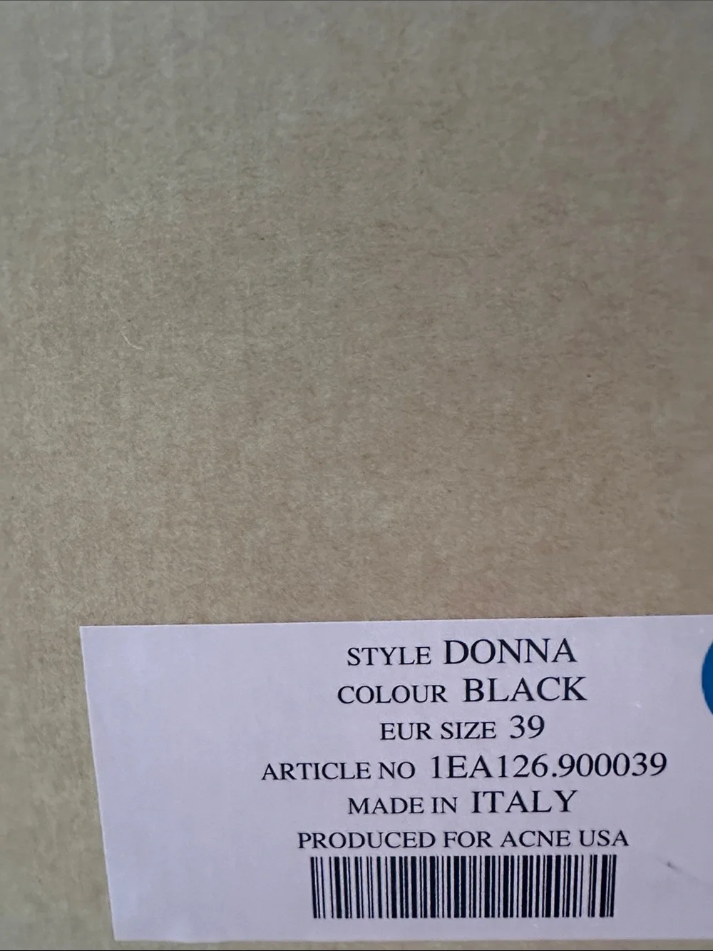Acne Studios Donna Boots 39